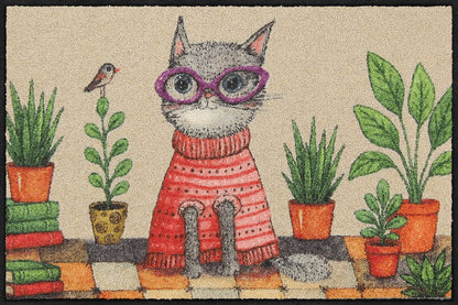 Fußmatte 50x75 Sophisti-Cat grau