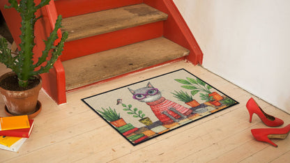 Fußmatte 50x75 Sophisti-Cat grau