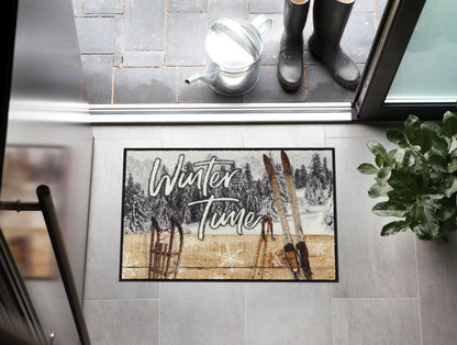 Fußmatte 50x75 Winter Memories blau