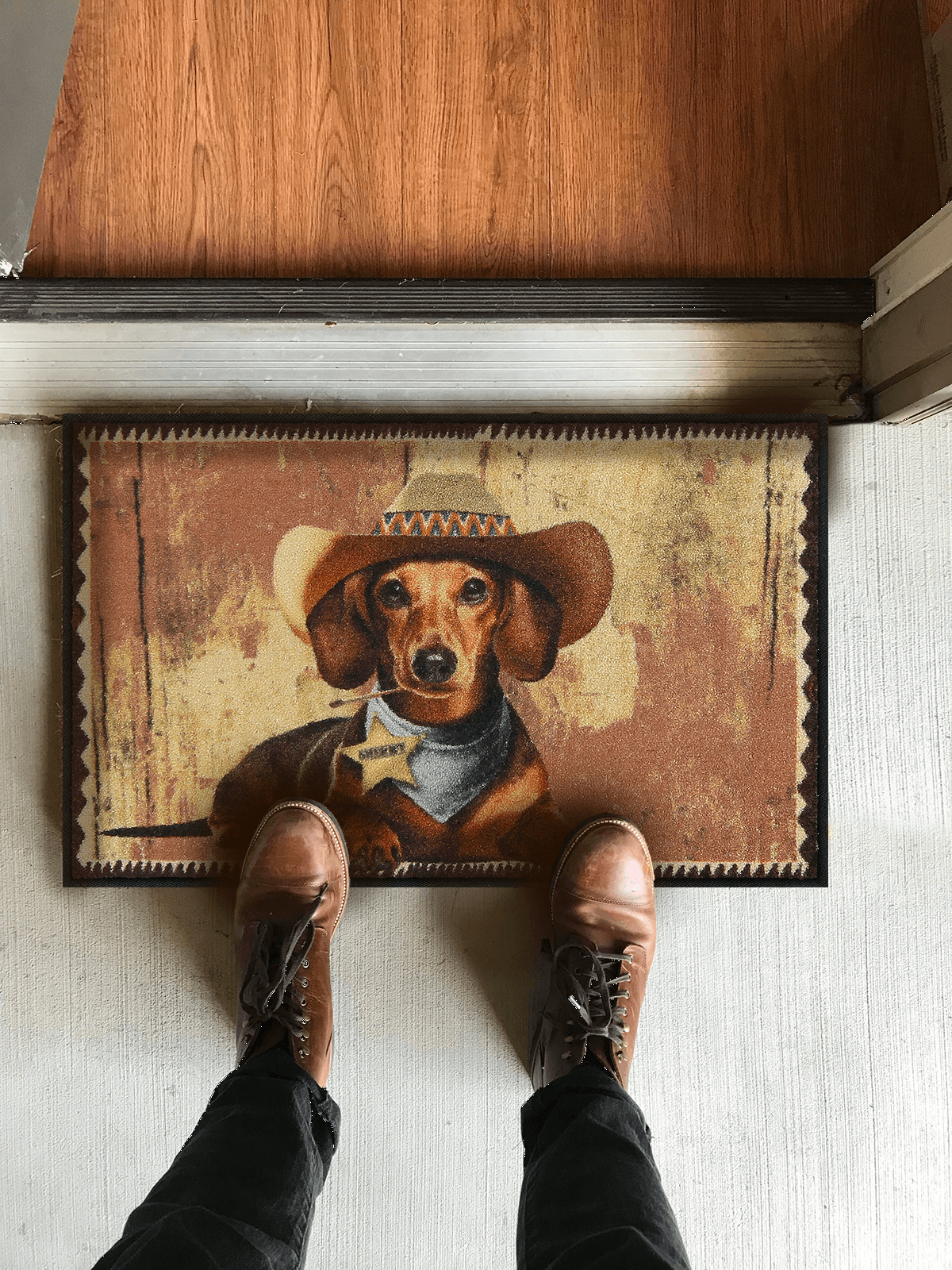 Fußmatte 50x75 Deputy braun