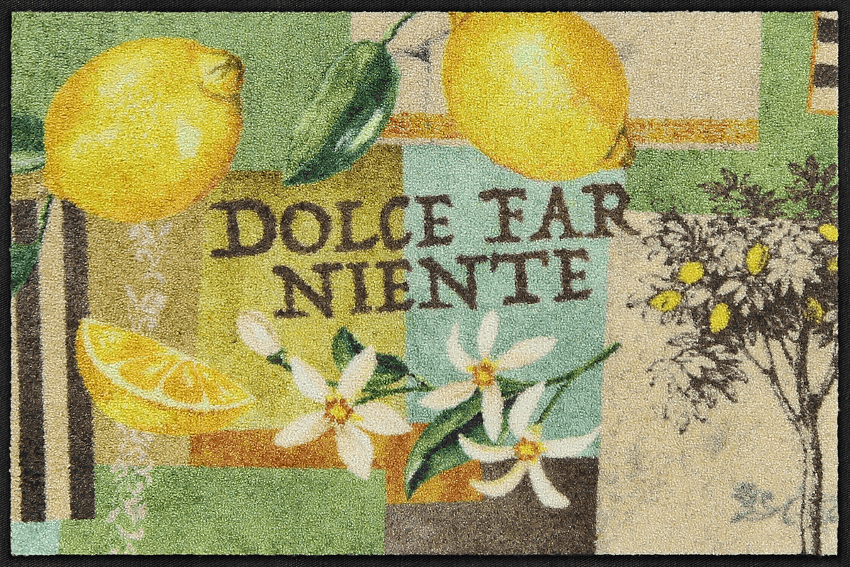 Fußmatte 50x75 Dolce Far Niente gelb