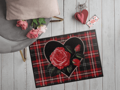 Fußmatte 50x75 English Rose black rot