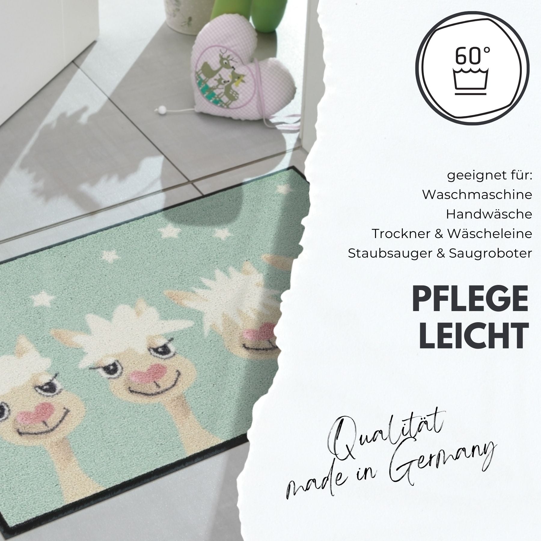 Fußmatte 50x75 English Rose black rot