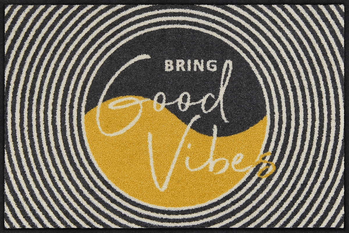 Fußmatte 50x75 Good Vibes grau