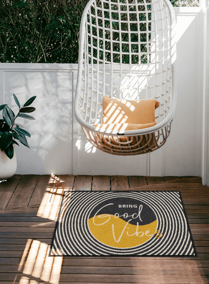 Fußmatte 50x75 Good Vibes grau