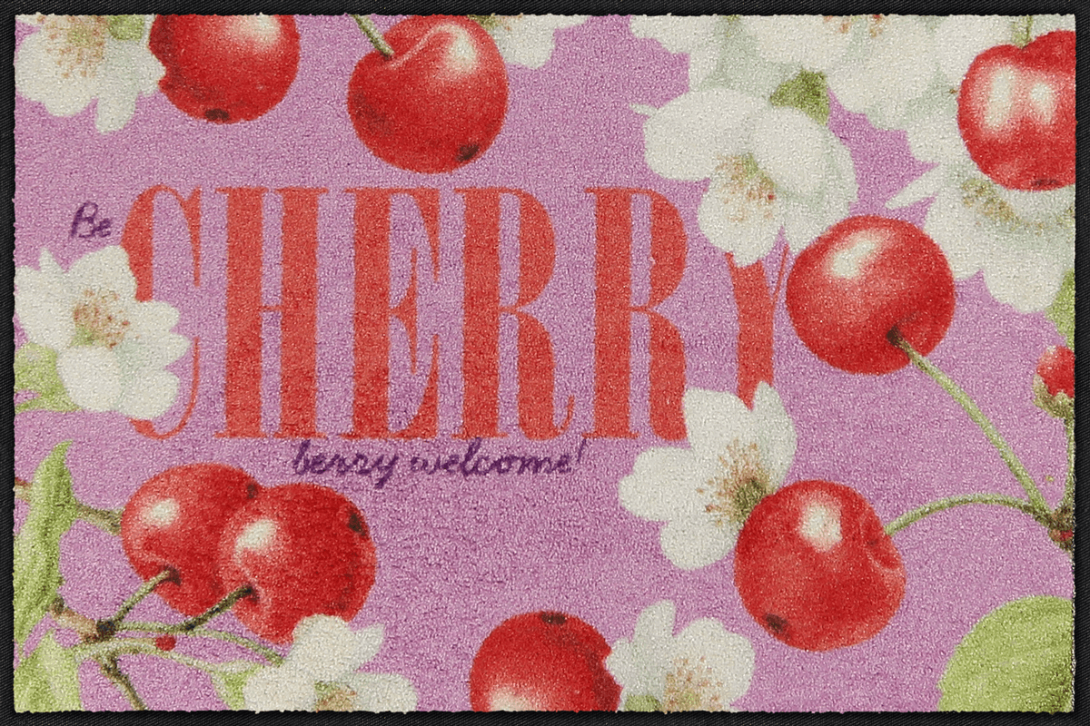 Fußmatte 50x75 Happy Cherry rosa