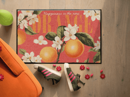 Fußmatte 50x75 Happy Orange