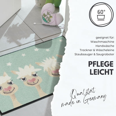 Fußmatte 50x75 Happy Strawberry grün