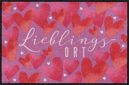 Fußmatte 50x75 Lieblingsort pink