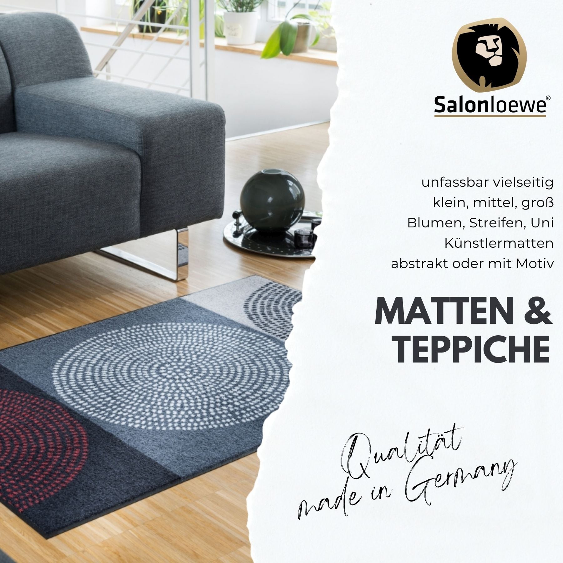Fußmatte 50x75 Namaste Ornament braun