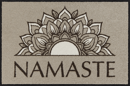 Fußmatte 50x75 Namaste Ornament braun
