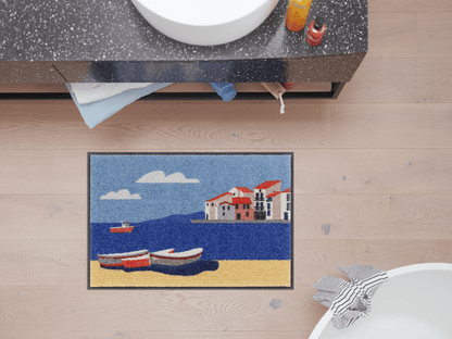 Fußmatte 50x75 Seaside Pradise blau