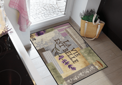 Fußmatte 75x120 La vie est belle lila