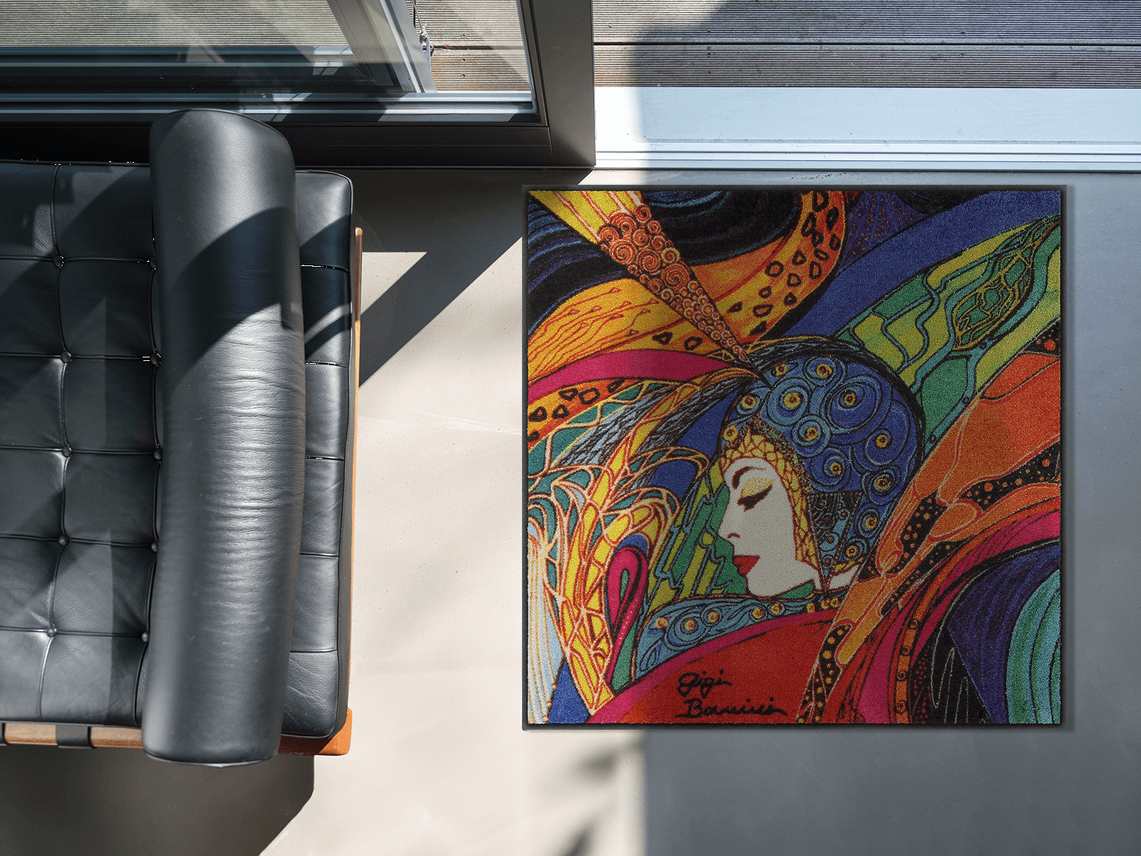 Fußmatte 85x85 Capriccio quadratisch