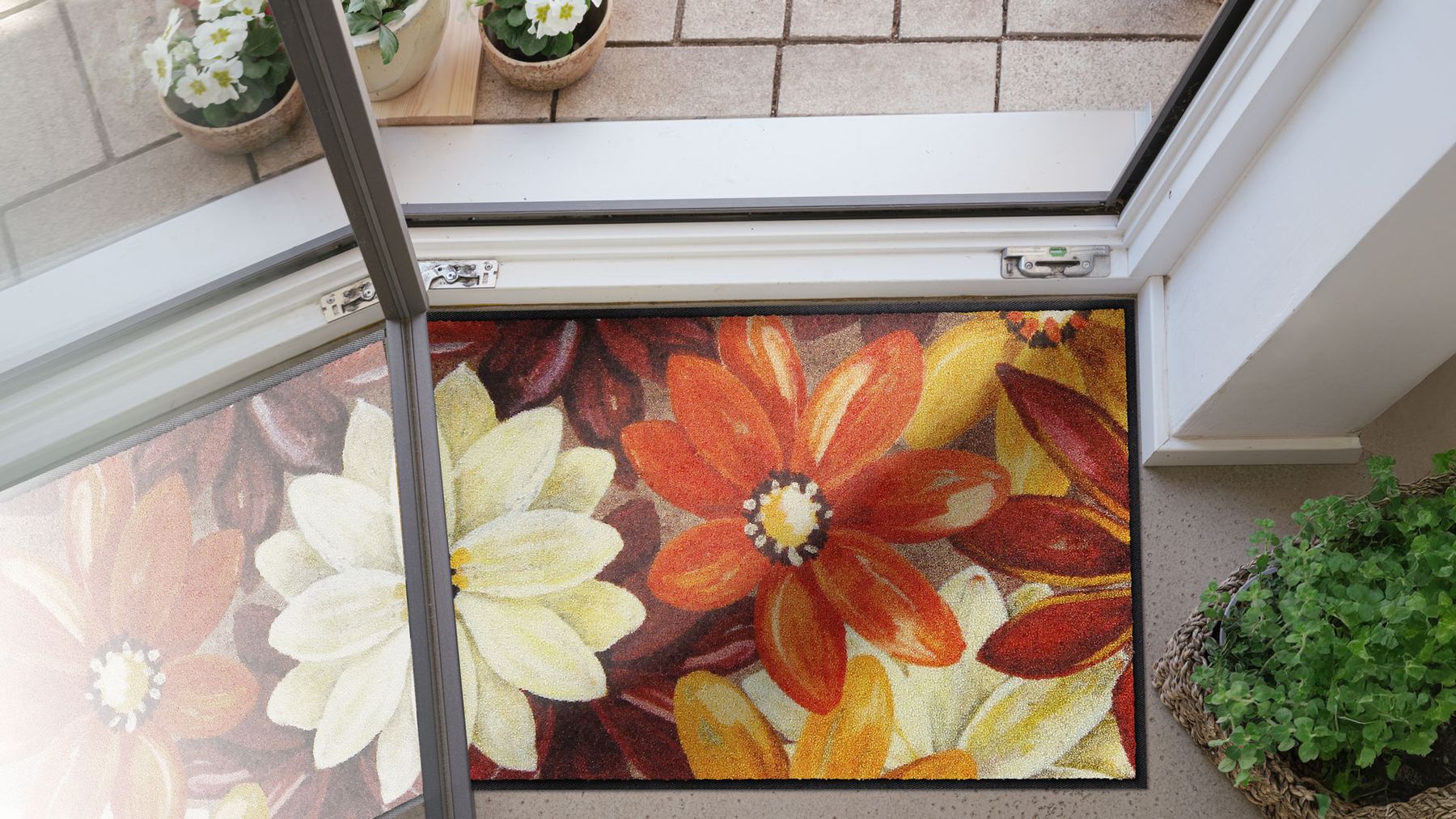 Fußmatte 50x75 Artsy Blossom terra