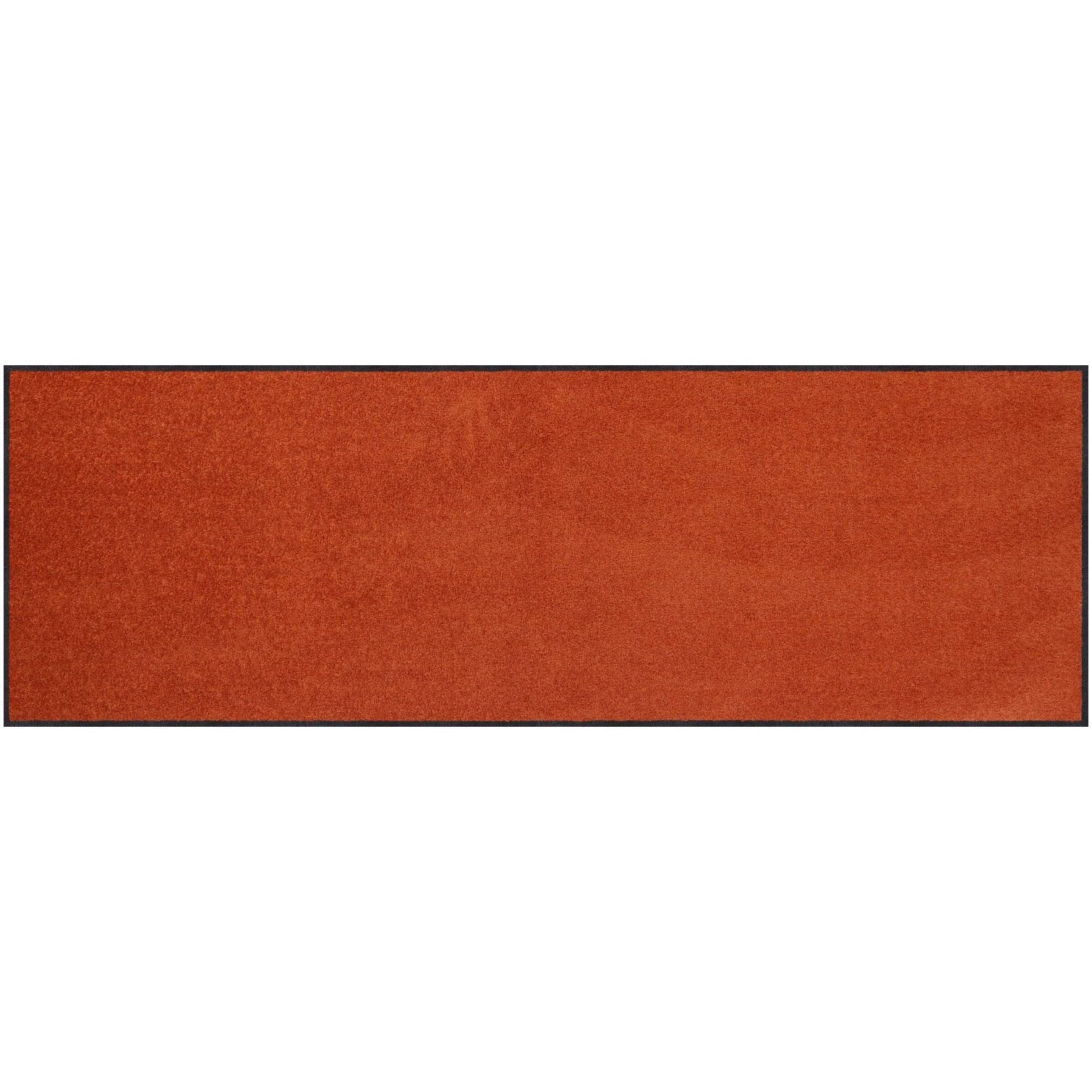 Teppichläufer 60x180 Uni Cayenne