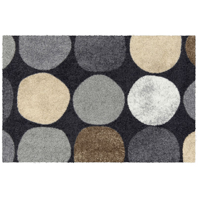 Fußmatte 75x120 Dots pattern city chic grau
