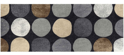 Teppichläufer 75x190 Dots pattern city chic grau