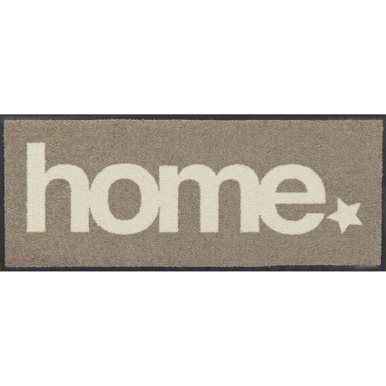 Fußabtreter klein 30x75 Home Star taupe sand