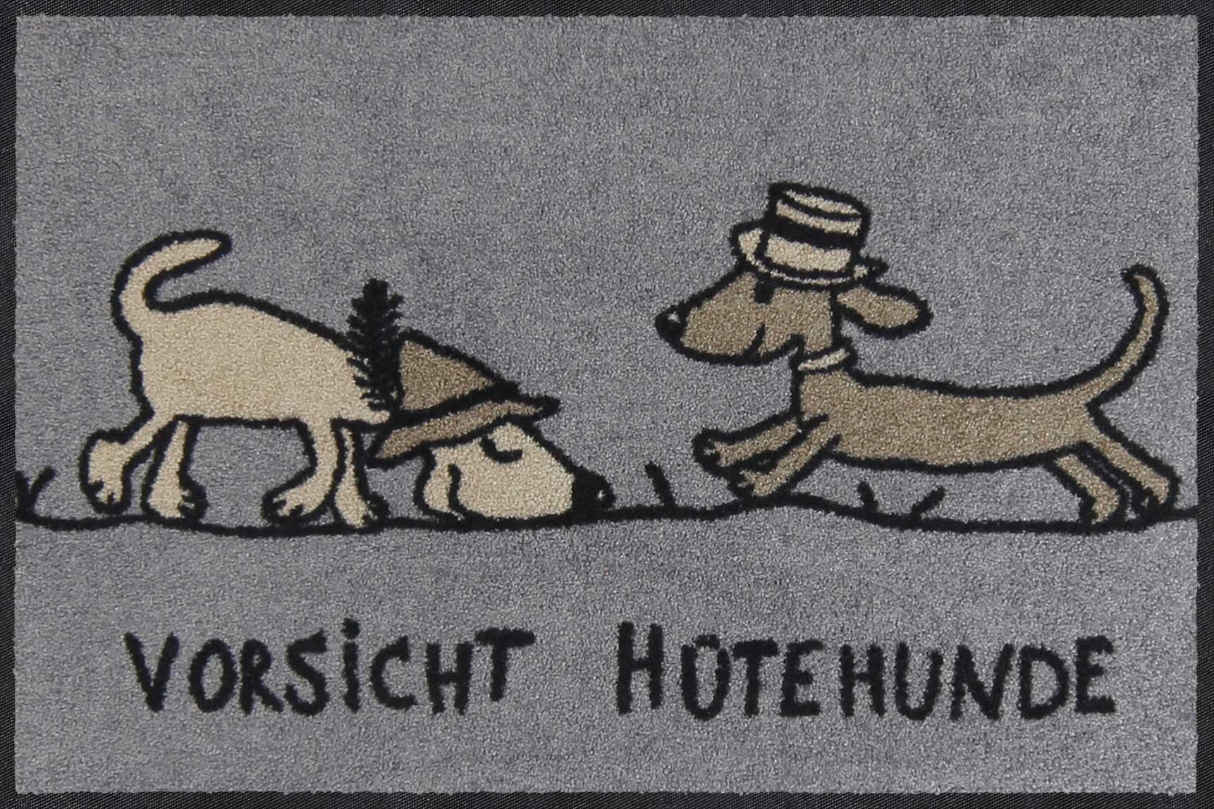 Fußmatte 50x75 Hütehunde grau