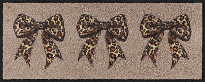 Fußmatte 30x75 Iconic Ribbon beige