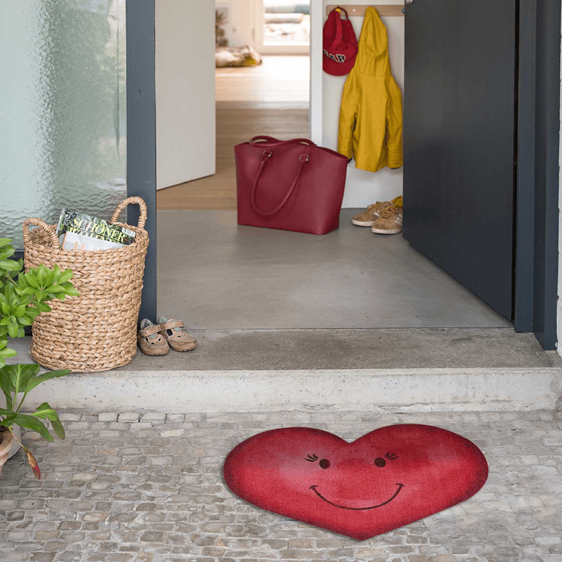 Fußmatte 55x76 Liebe Matte pink