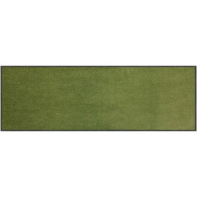 Teppichläufer 60x180 Uni Salbei grün