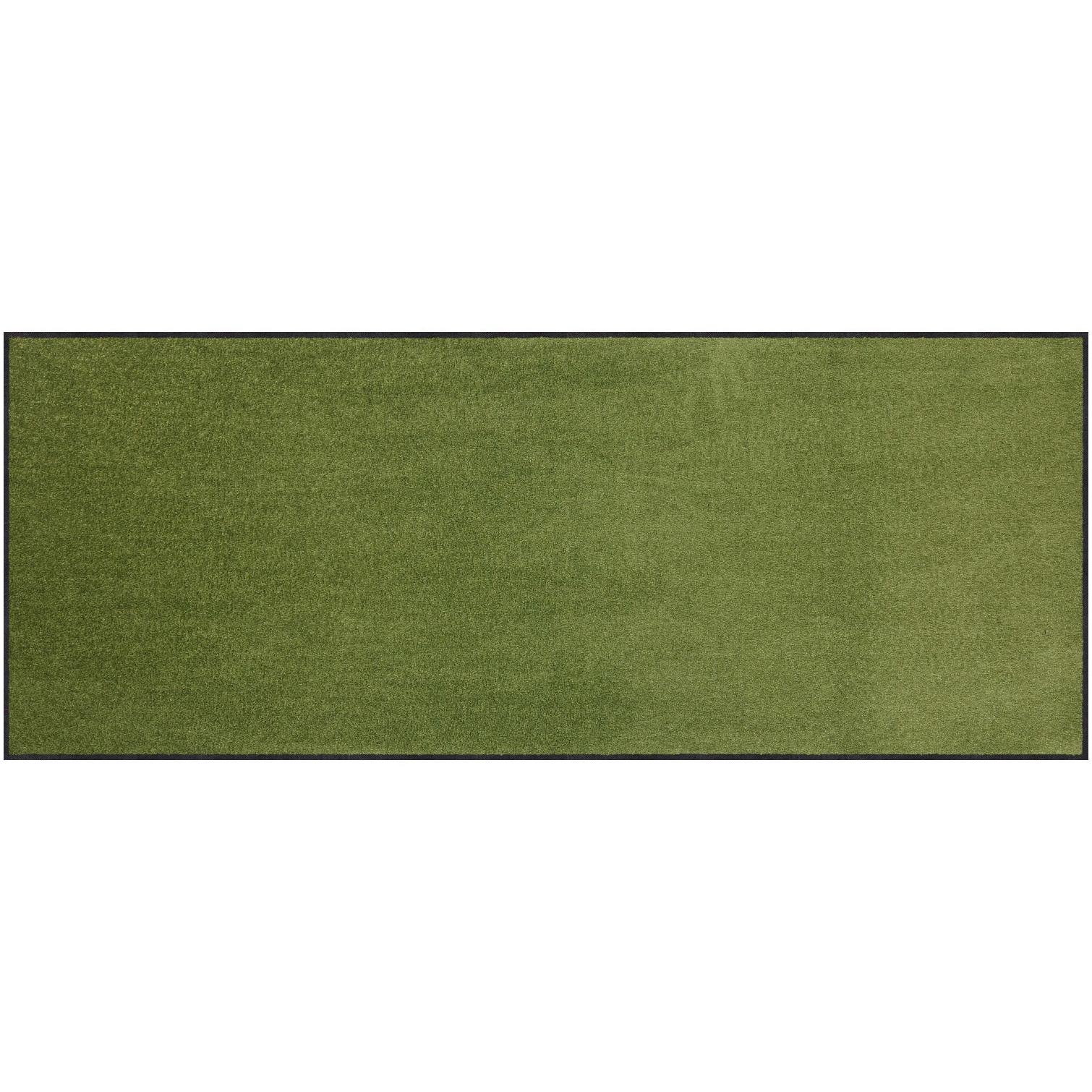 Teppichläufer 75x190 Uni Salbei grün