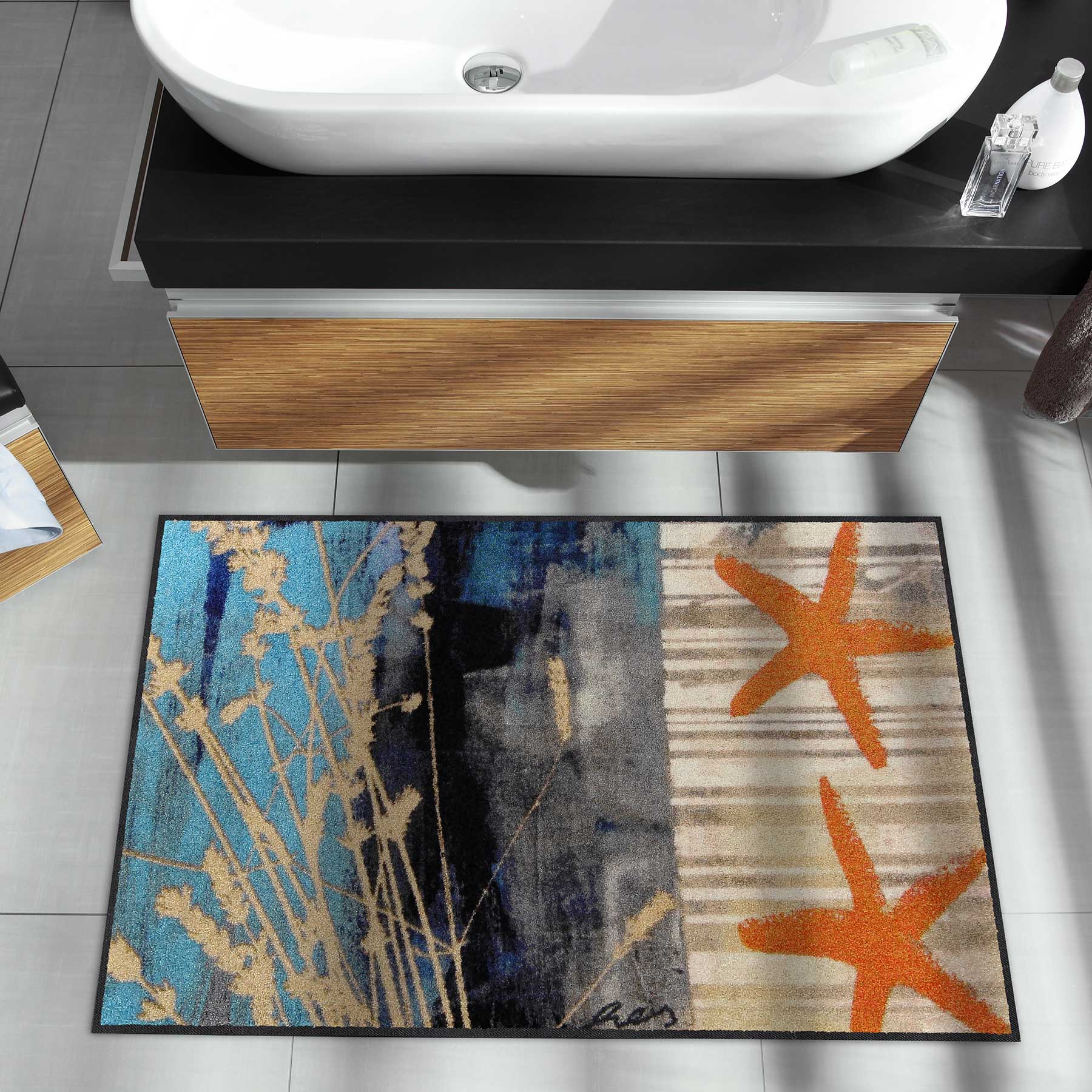 Fußmatte 50x75 Sea Breeze blau