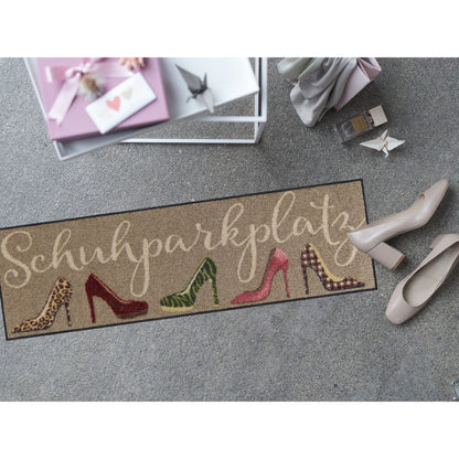 Läufer klein 30x100 Stiletto Parkplatz taupe