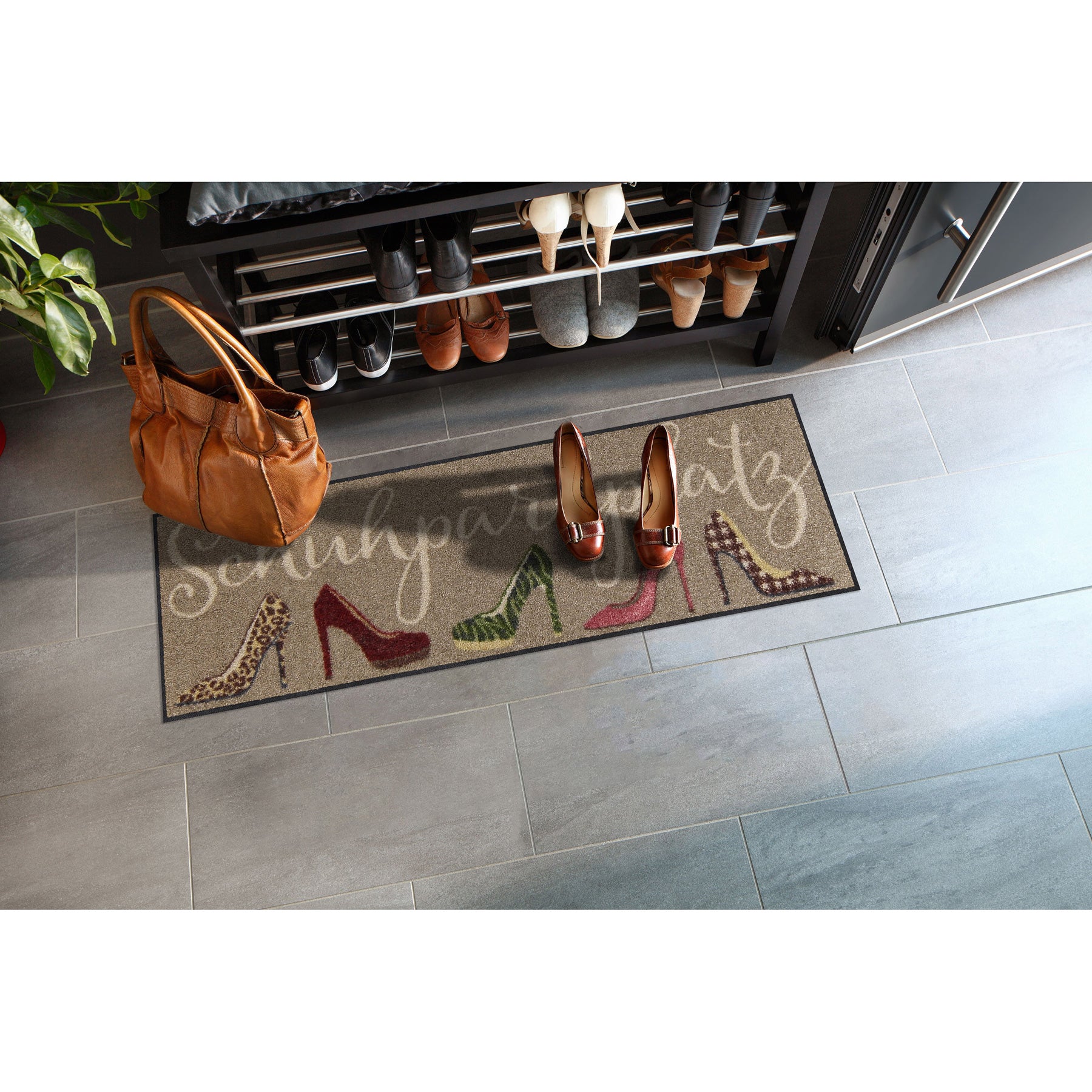 Läufer klein 30x100 Stiletto Parkplatz taupe