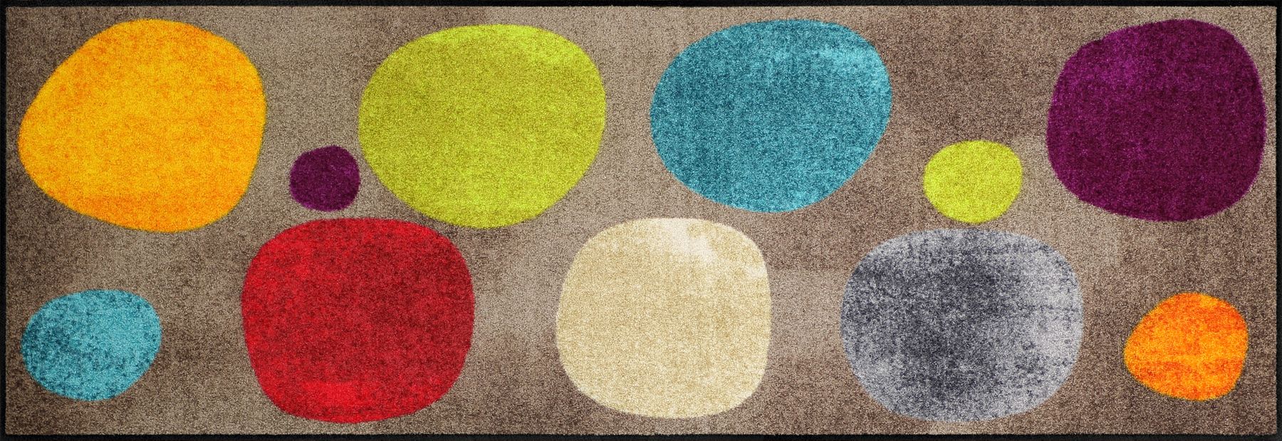 Teppichläufer 60x180 Broken Dots Colourful