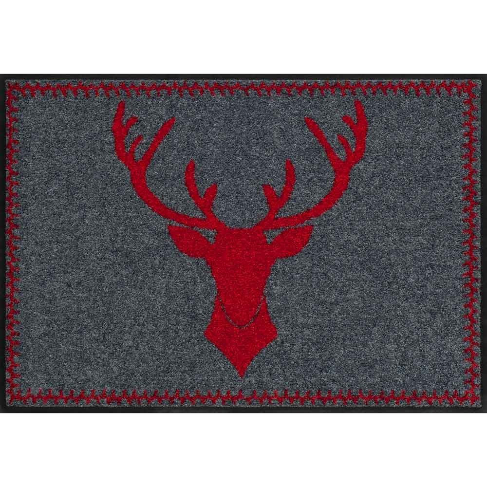 Fußmatte 50x75 Cottage Chic Franz anthrazit