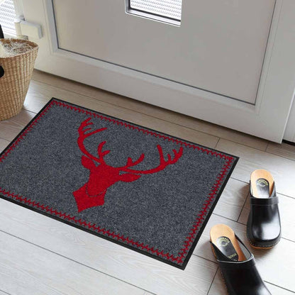 Fußmatte 50x75 Cottage Chic Franz anthrazit