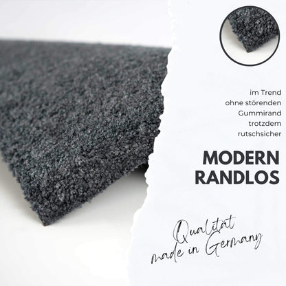 Läufer klein 30x100 Uni Schwarz