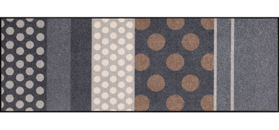 Teppichläufer 60x180 Glamour Dots Grau grau