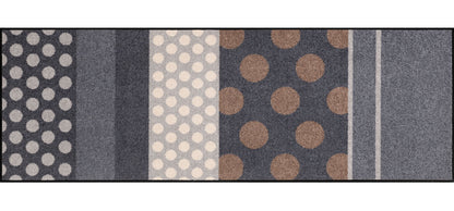 Teppichläufer 60x180 Glamour Dots Grau grau