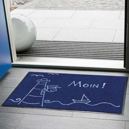 Fußmatte 50x75 Lighthouse blau