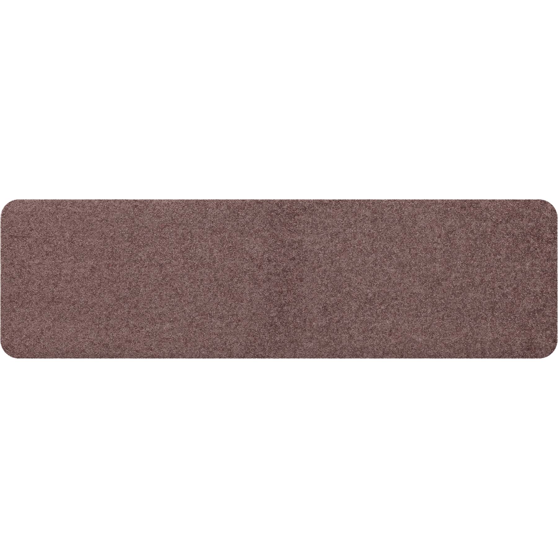 Läufer klein 30x100 Uni Nougat braun