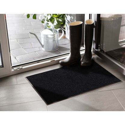 Fußmatte 50x75 Uni Schwarz