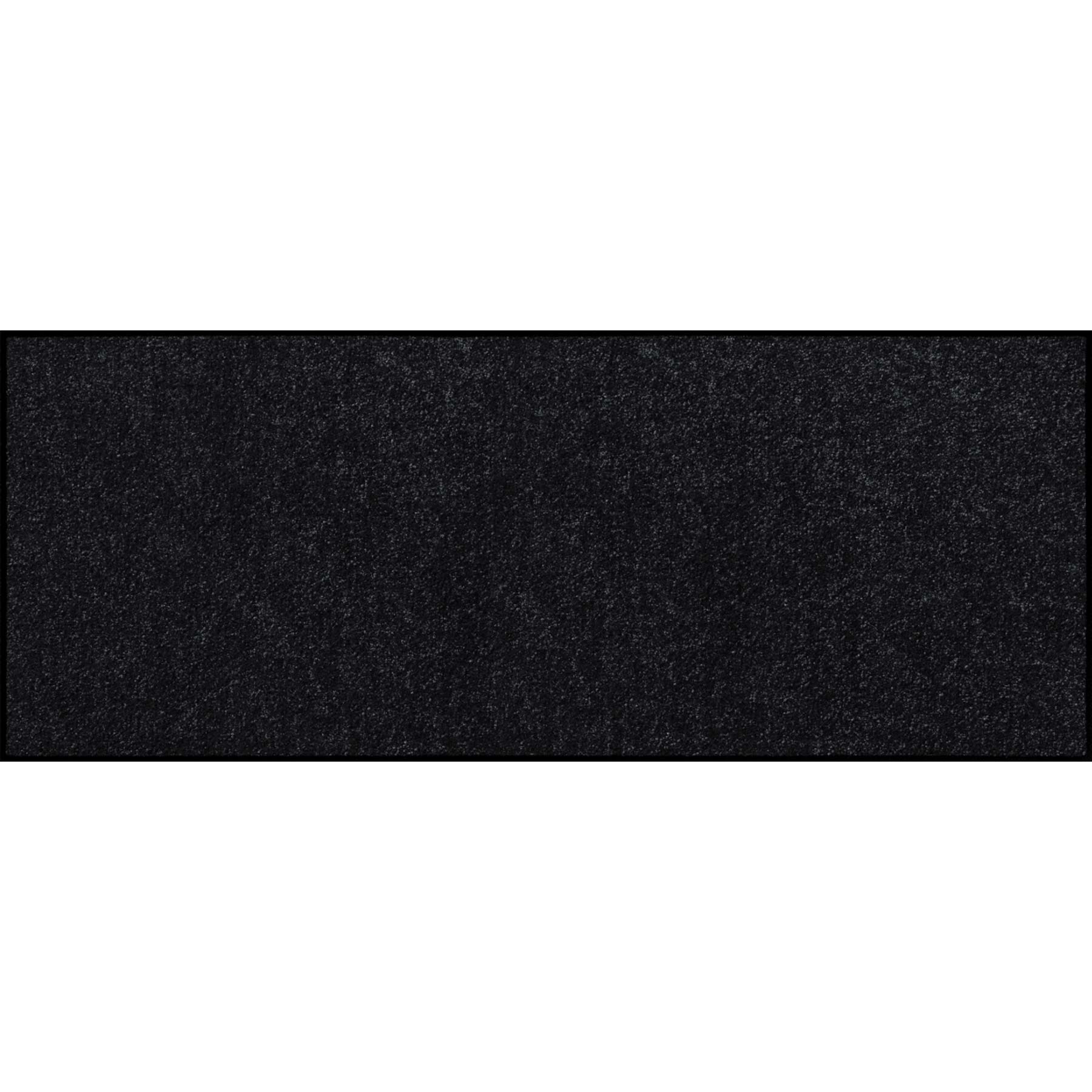 Teppichläufer 75x190 Uni Schwarz