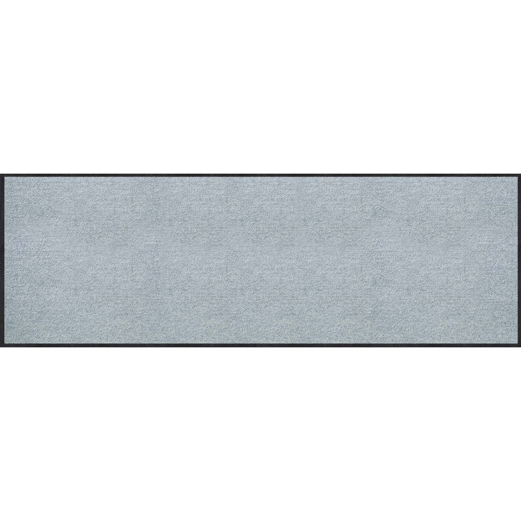 Teppichläufer 60x180 Uni Silbergrau