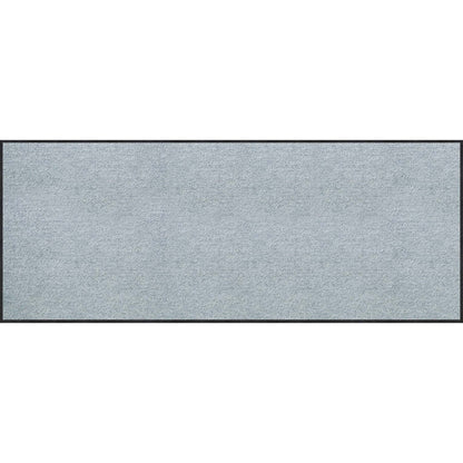 Teppichläufer 75x190 Uni Silbergrau