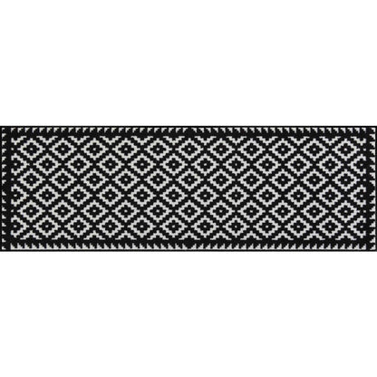 Teppichläufer 60x180 Tabuk Black & White schwarz