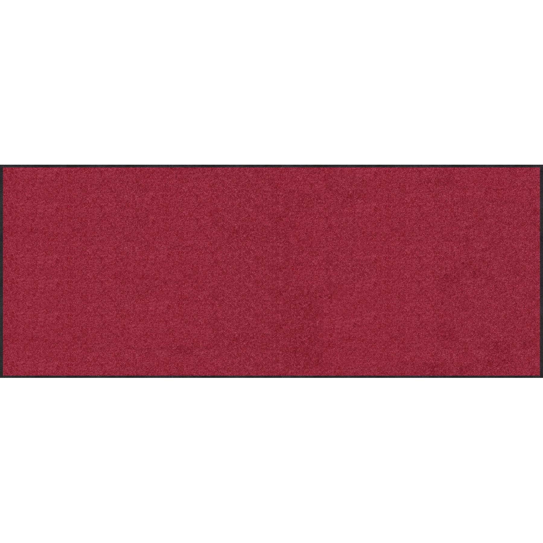 Teppichläufer 60x180 Uni Weinrot