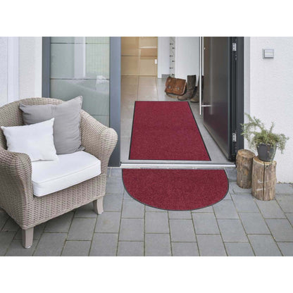 Teppichläufer 60x180 Uni Weinrot