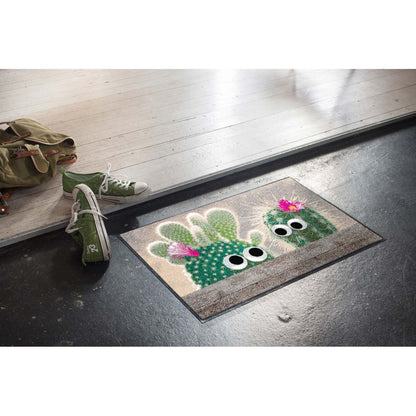 Fußmatte 50x75 Kaktus Freunde grün