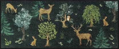 Läufer 50x120  Forest Moments Dunkelgrün