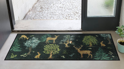 Läufer 50x120  Forest Moments Dunkelgrün