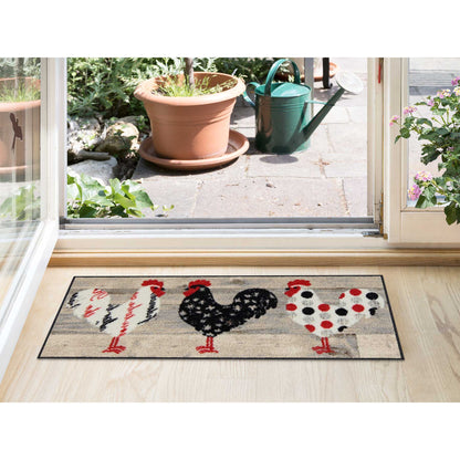 Fußabtreter klein 30x75 Classic Chicks beige